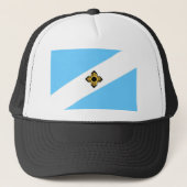 Madison City vlag Wisconsin staat Amerika land Trucker Pet (Voorkant)