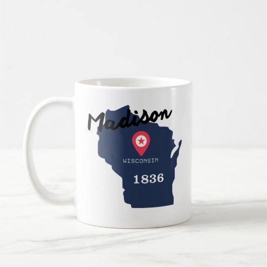Madison coffee mug  koffiemok (Links)