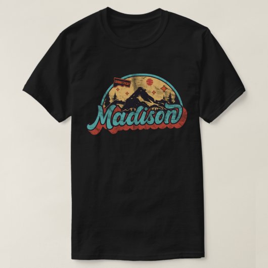 Madison, Connecticut T-shirt (Design voorkant)