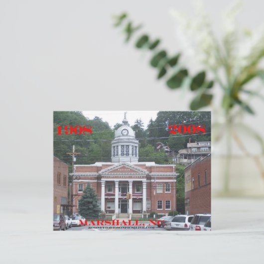 Madison County Courthouse Briefkaart (Staand voorkant)