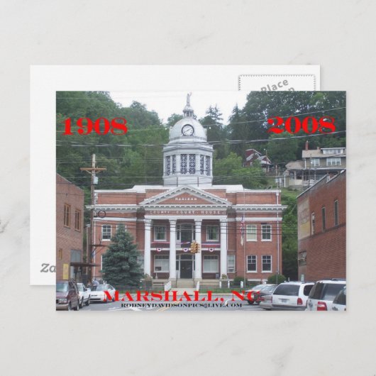 Madison County Courthouse Briefkaart (Voorkant / Achterkant)