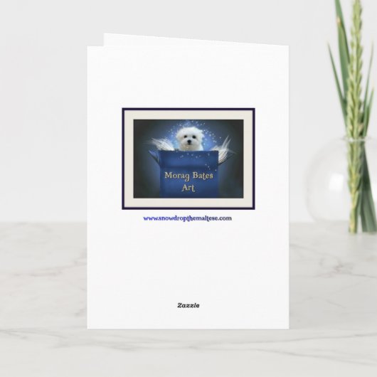 Madison de zwarte Labrador Kaart (Achterkant)