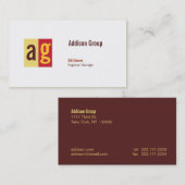 Madison Dual Visitekaartje (Voorkant / Achterkant)