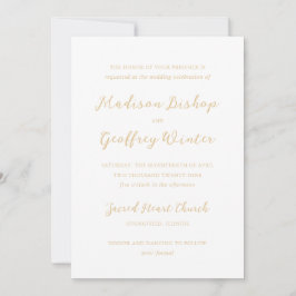 Madison Earthy Neutral Elegant Wedding Kaart