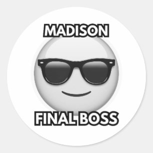 Madison Eindbaas Cool Emoji Sticker