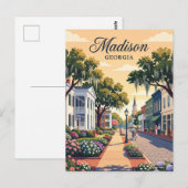 Madison, Georgia Briefkaart (Voorkant / Achterkant)