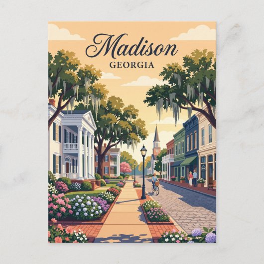 Madison, Georgia Briefkaart (Voorkant)