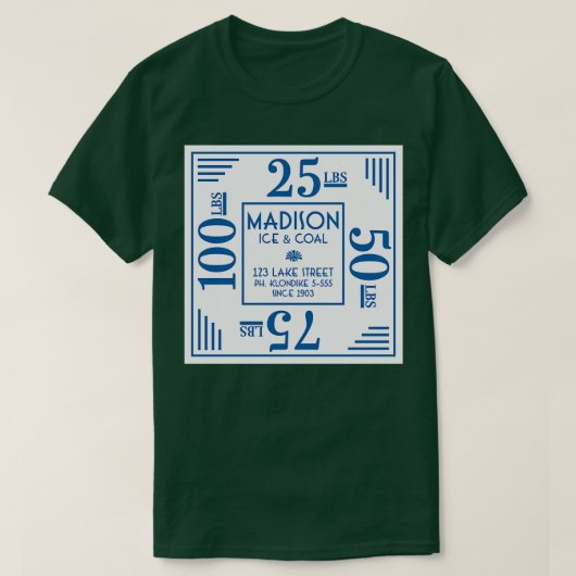 Madison Ice Coal T-shirt (Design voorkant)