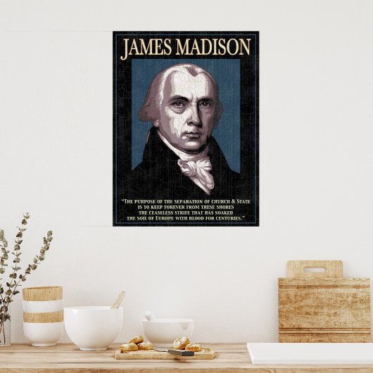 Madison - Kerk & Staat Poster (Keuken)