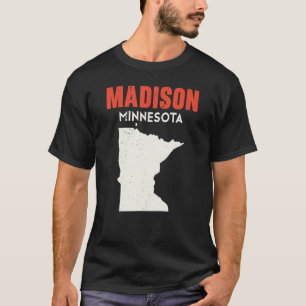 Madison Minnesota USA State America Travel Minneso T-shirt