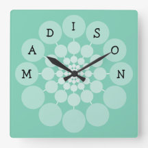 MADISON Modern Fun Name Clock