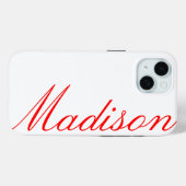 Madison - mooie iPhone draagtas Case-Mate iPhone Case (Achterkant (horizontaal))