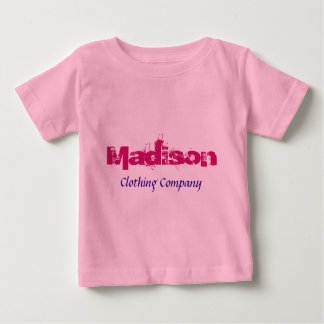 Madison Naam Kleding Bedrijf Baby Shirten