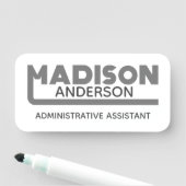Madison Name Tag (In situ)