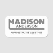 Madison Name Tag (Voorkant)