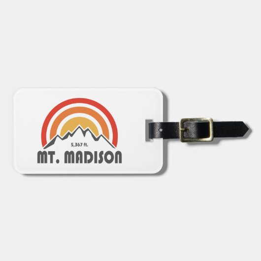 Madison New Hampshire Bagagelabel (Voorkant horizontaal)