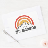 Madison New Hampshire Rechthoekige Sticker (Envelop)
