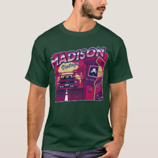 Madison Personalized Vintage Gamer 80s 90s T-shirt