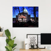 Madison Protest om de Bill te doden Poster (Thuiskantoor)