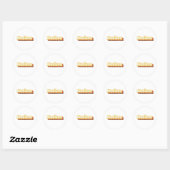 Madison Retro  tekst Ronde Sticker (Vel)