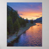 Madison River Sunset Poster (Voorkant)