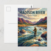 Madison Rivier Verenigde Staten Briefkaart (Voorkant / Achterkant)