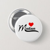 Madison Ronde Button 5,7 Cm (Voorkant /achterkant)
