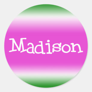 Madison Ronde Sticker