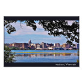 Madison Skyline Foto Afdruk (Voorkant)