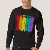 Madison Skyline LGBT Pride Trui (Voorkant)