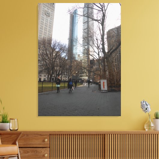 Madison Square Park, New York, Verenigde Staten Canvas Afdruk (Insitu (Woonkamer))