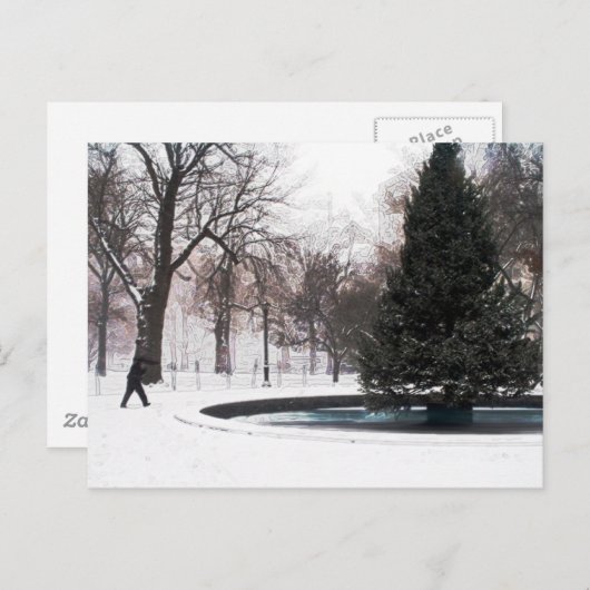 Madison Square Park Winter 2005 Briefkaart (Voorkant / Achterkant)