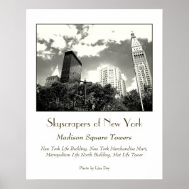 'Madison Square Towers'-poster Poster