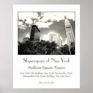 'Madison Square Towers'-poster Poster