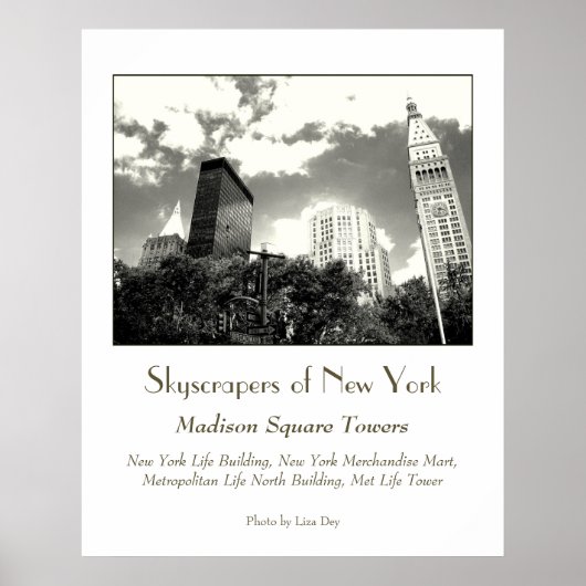 'Madison Square Towers'-poster Poster (Voorkant)