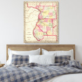 Madison, St Clair, provincie Monroe Canvas Afdruk (Insitu (Slaapkamer))