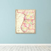 Madison, St Clair, provincie Monroe Canvas Afdruk (Insitu (Houten vloer))