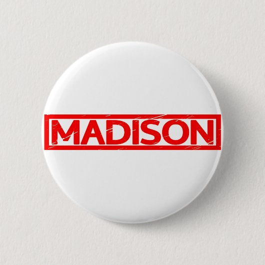 Madison Stamp Ronde Button 5,7 Cm (Voorkant)