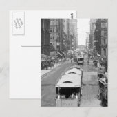 Madison Street, Chicago, 1900 Briefkaart (Voorkant / Achterkant)