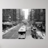 Madison Street, Chicago, 1900 Poster (Voorkant)