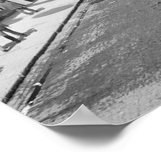 Madison Street, Chicago, 1900 Poster (Hoek)