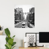 Madison Street, Chicago, 1900 Poster (Thuiskantoor)