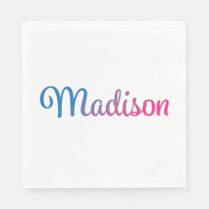 Madison Stylish Cursive Servet