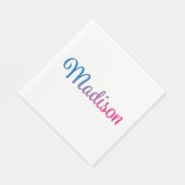 Madison Stylish Cursive Servet (Hoek)