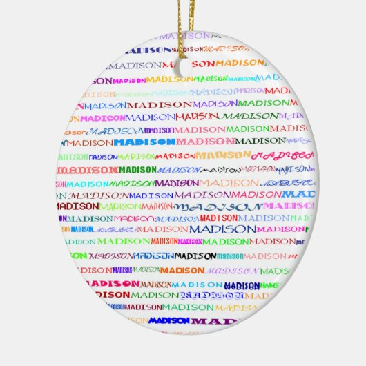 Madison Text Design II Ornament (Links)