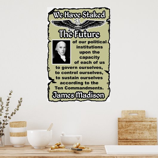 Madison: Tien geboden Poster (Keuken)