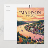 Madison USA Briefkaart (Voorkant / Achterkant)