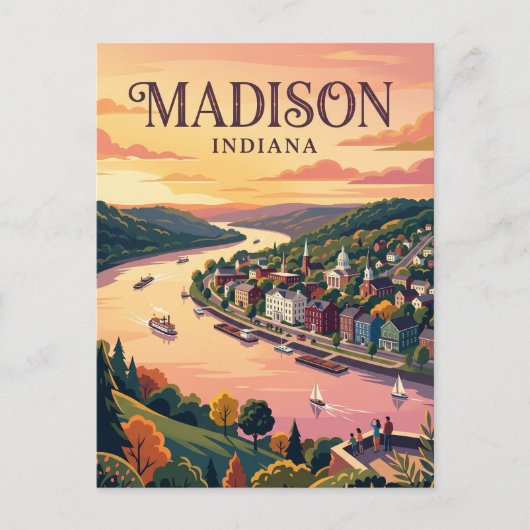 Madison USA Briefkaart (Voorkant)