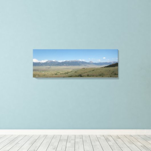 Madison Valley, Montana Canvas Afdruk (Insitu (Houten vloer))