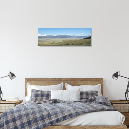Madison Valley, Montana Canvas Afdruk (Insitu (Slaapkamer))